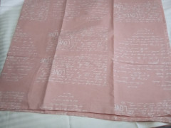 Наволочки 70-70 рожевий надпис 4144