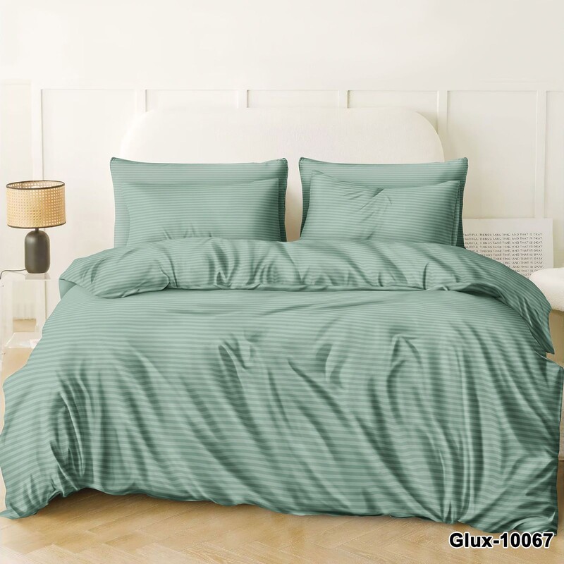 Постільна білизна Бязь Голд Люкс євро комплект простирадло на резинці 180*200 4349er