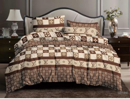 Бязь постільна білизна сімейний комплект 4150s