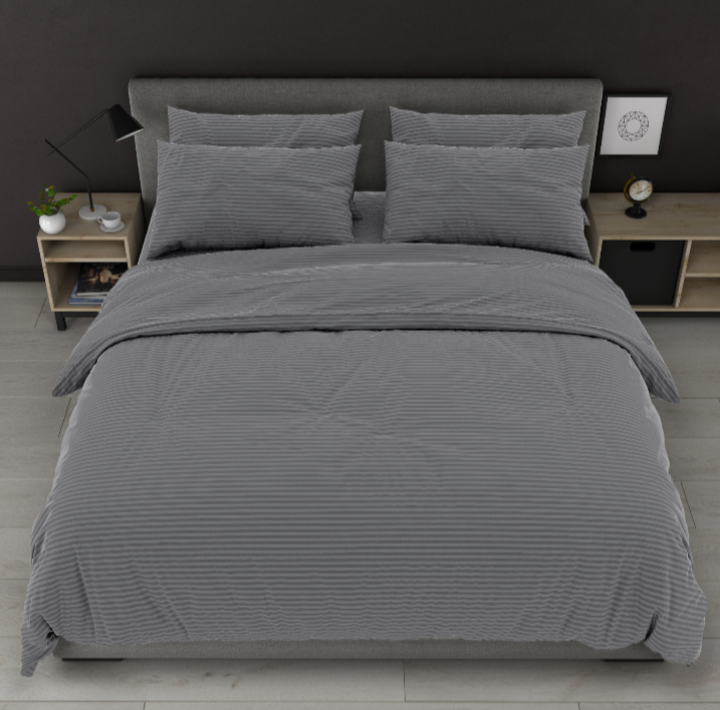 Бязь постільна білизна двоспальний комплект 4135d